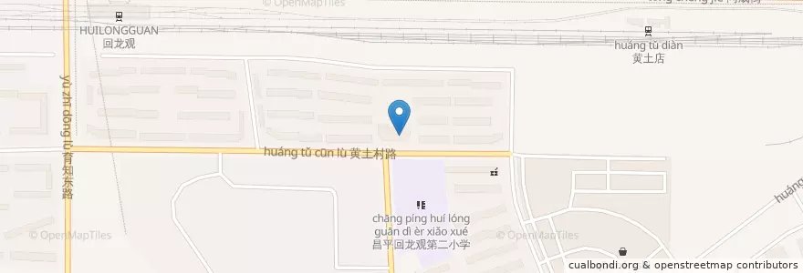 Mapa de ubicacion de 幼儿园 en 중국, 베이징시, 허베이성, 昌平区.