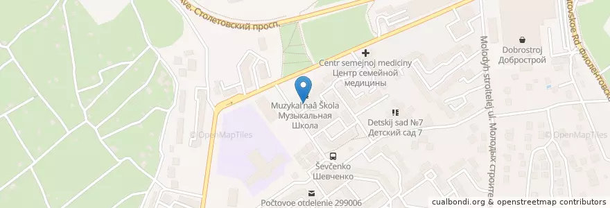 Mapa de ubicacion de Детская библиотека №14 en Rusland, Zuidelijk Federaal District, Sebastopol, Севастополь, Гагаринский Район, Гагаринский Округ.