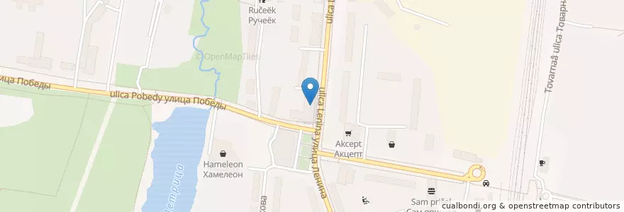 Mapa de ubicacion de Отделение связи №142180 en Rusia, Distrito Federal Central, Óblast De Moscú, Городской Округ Подольск.