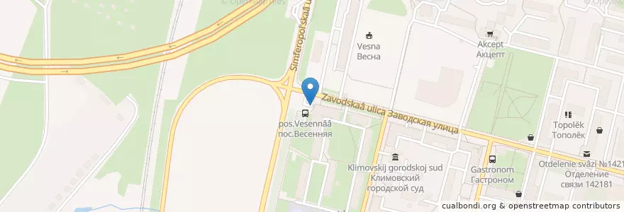 Mapa de ubicacion de Престиж en Rusland, Centraal Federaal District, Oblast Moskou, Городской Округ Подольск.