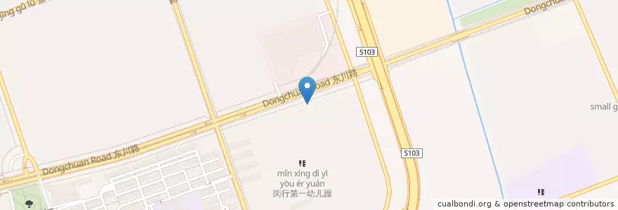 Mapa de ubicacion de 一嗨租车(老闵行店) en 中国, 上海市, 闵行区.