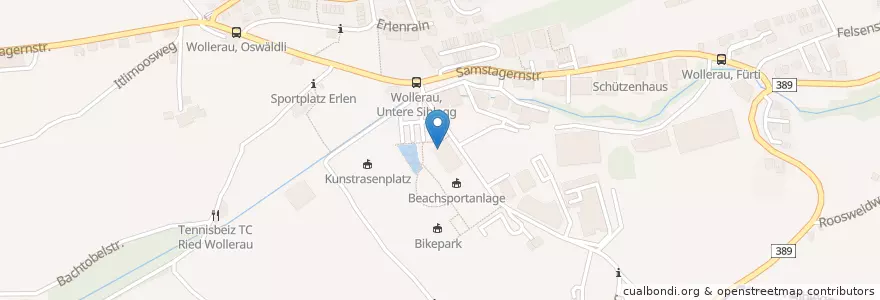 Mapa de ubicacion de Restaurant Baguetteria en Switzerland, Schwyz, Höfe, Wollerau.