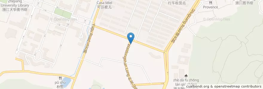 Mapa de ubicacion de 杭州市公安局西湖区分局 en Cina, Zhejiang, Hangzhou, Distretto Di Xihu, 灵隐街道.