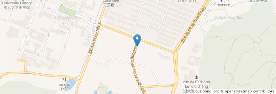 Mapa de ubicacion de China Construction Bank en China, Zhejiang, 杭州市, 西湖区, 灵隐街道.