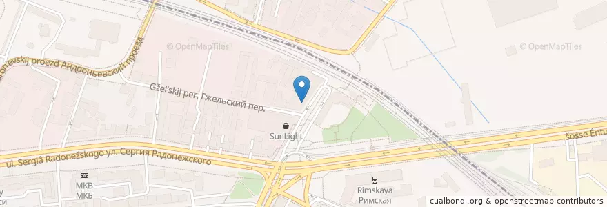 Mapa de ubicacion de Погребок en Россия, Центральный Федеральный Округ, Москва, Юго-Восточный Административный Округ.