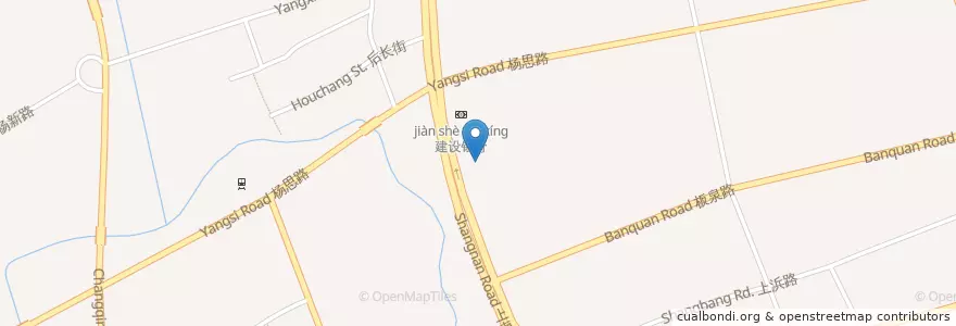 Mapa de ubicacion de 招商银行 en China, Xangai, Pudong.