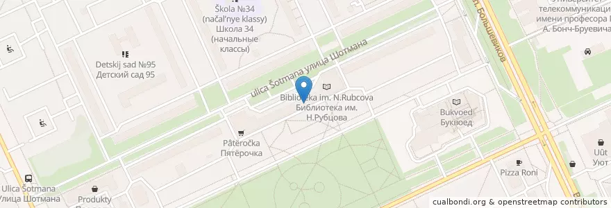 Mapa de ubicacion de Фармакор en Russia, Northwestern Federal District, Leningrad Oblast, Saint Petersburg, Nevsky District, Округ № 54.