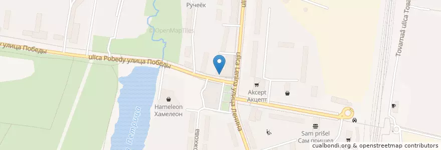 Mapa de ubicacion de Горздрав en روسيا, Центральный Федеральный Округ, محافظة موسكو, Городской Округ Подольск.