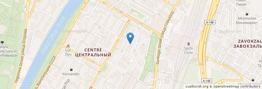 Mapa de ubicacion de Образование en Russia, Distretto Federale Meridionale, Territorio Di Krasnodar, Городской Округ Сочи.