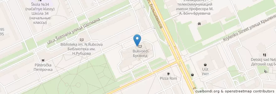 Mapa de ubicacion de Автомойка en Russia, Northwestern Federal District, Leningrad Oblast, Saint Petersburg, Nevsky District, Округ № 54.