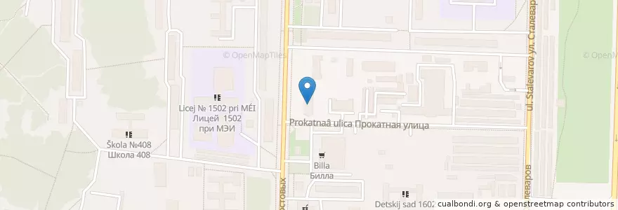 Mapa de ubicacion de Городская поликлиника №130 en Russie, District Fédéral Central, Moscou, Восточный Административный Округ, Район Ивановское.