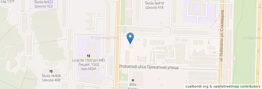 Mapa de ubicacion de Детская поликлиника №95 en Rússia, Distrito Federal Central, Москва, Восточный Административный Округ, Район Ивановское.