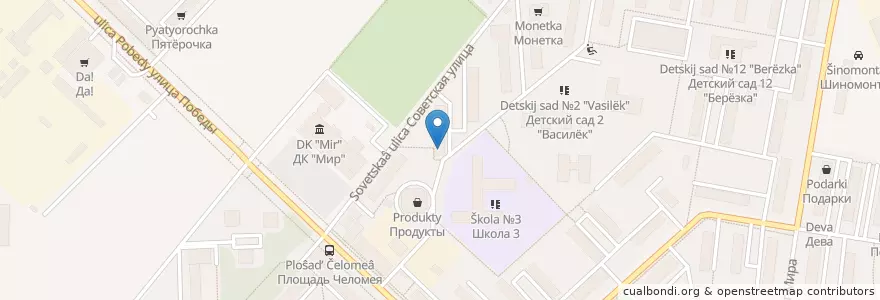 Mapa de ubicacion de ФармМед en Rusia, Центральный Федеральный Округ, Московская Область, Городской Округ Реутов.