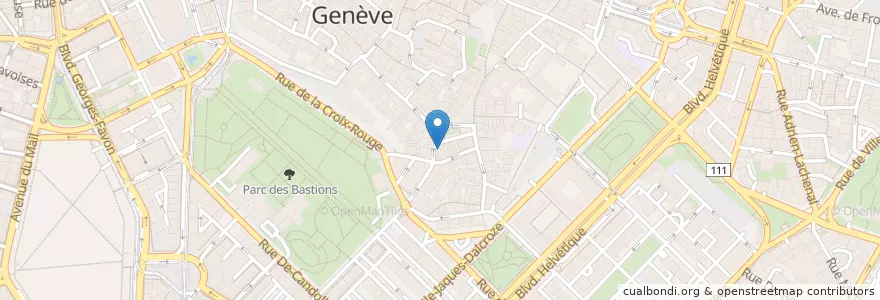 Mapa de ubicacion de New Navy Bar en Schweiz/Suisse/Svizzera/Svizra, Genève, Genève, Genève.