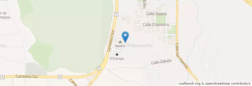 Mapa de ubicacion de Preescolar Montesori en 尼加拉瓜, Departamento De Managua, Managua (Municipio).