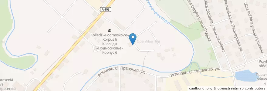Mapa de ubicacion de Церковь Евангельских Христиан en Russia, Central Federal District, Moscow Oblast, Городской Округ Клин.