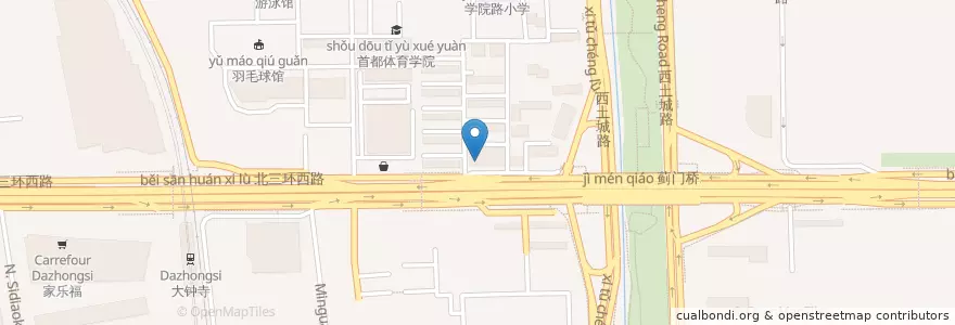 Mapa de ubicacion de 嘉事堂药店 en China, Pekín, Hebei, 海淀区.
