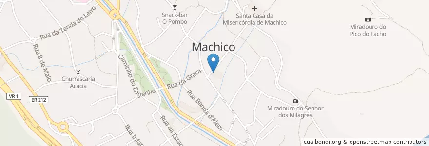 Mapa de ubicacion de Infantário O Barquinho en Португалия, Machico, Machico.