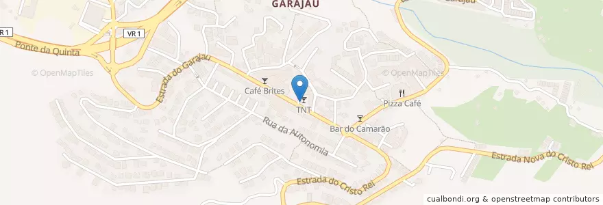 Mapa de ubicacion de Vitor's Bar en البرتغال, Santa Cruz, Caniço.
