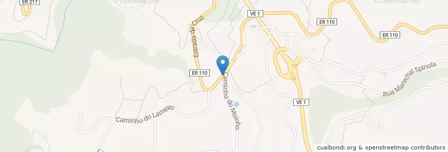 Mapa de ubicacion de Katrepa´s Bar en 포르투갈, Machico, Porto Da Cruz.