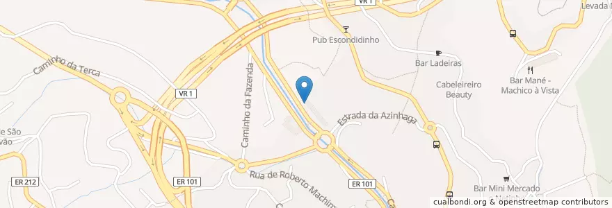Mapa de ubicacion de Bar Pizzaria Torre Pisa en ポルトガル, Machico, Machico.