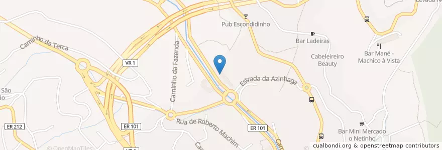 Mapa de ubicacion de Farmácia Machico en Portugal, Machico, Machico.
