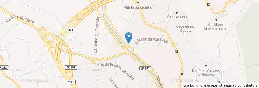 Mapa de ubicacion de Pizzaria Flor do Campo en Portugal, Machico, Machico.