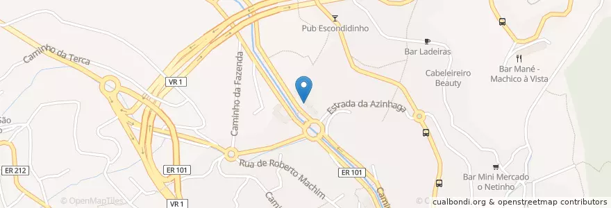 Mapa de ubicacion de Restaurante Take - Away Forno da Ilha en ポルトガル, Machico, Machico.