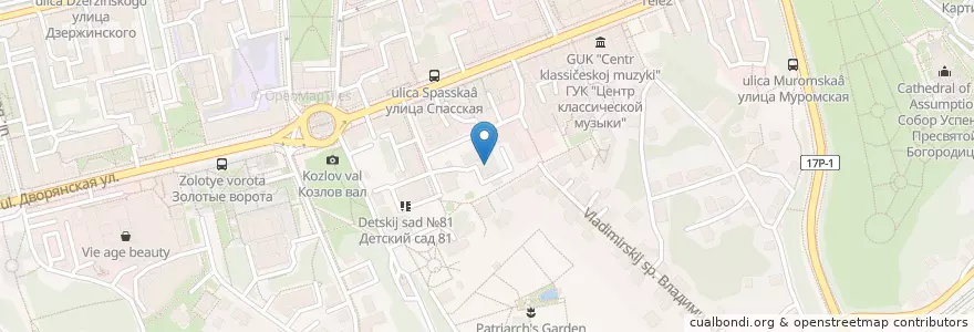 Mapa de ubicacion de Пожарная часть №3 en Rusia, Distrito Federal Central, Óblast De Vladímir, Городской Округ Владимир.