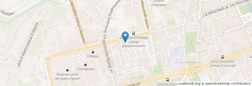 Mapa de ubicacion de Российский новый университет en Russland, Föderationskreis Zentralrussland, Oblast Wladimir, Городской Округ Владимир.