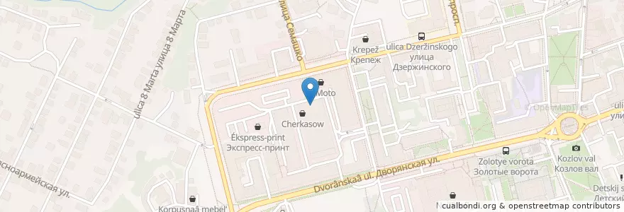 Mapa de ubicacion de Studio en Russie, District Fédéral Central, Oblast De Vladimir, Городской Округ Владимир.