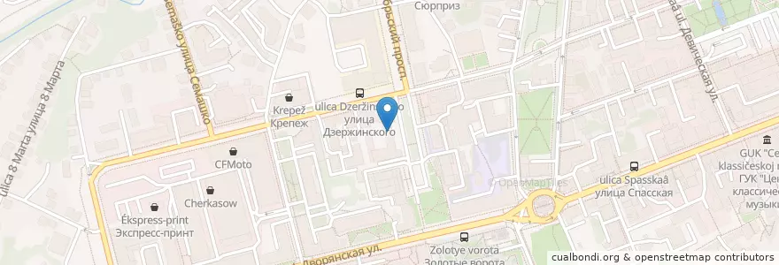 Mapa de ubicacion de Строительный колледж en Russie, District Fédéral Central, Oblast De Vladimir, Городской Округ Владимир.