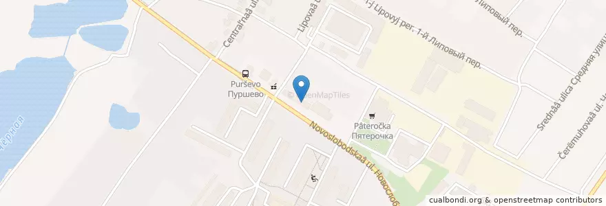 Mapa de ubicacion de Cafe Wild West Bar en Rusia, Distrito Federal Central, Óblast De Moscú, Городской Округ Балашиха.
