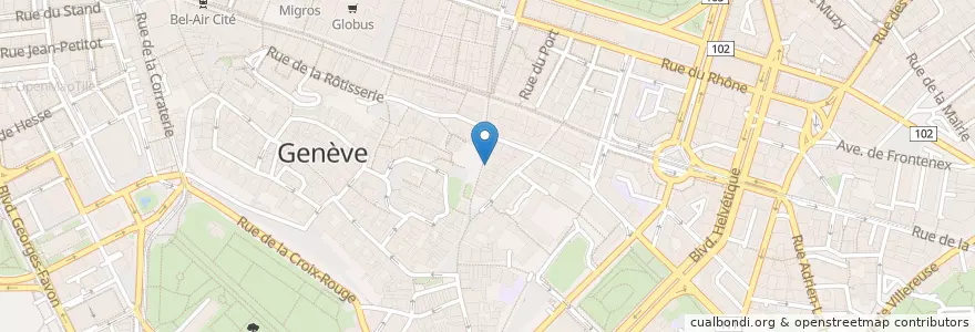 Mapa de ubicacion de Le Flore en Switzerland, Geneva, Geneva, Geneva.
