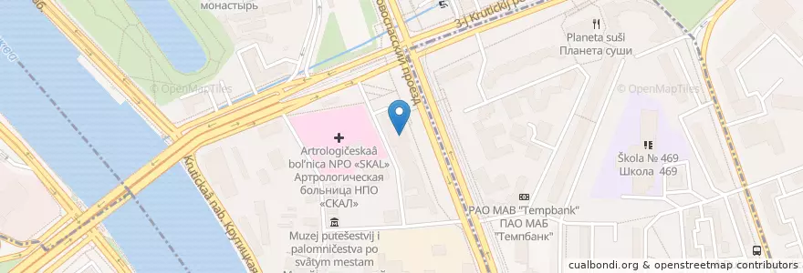 Mapa de ubicacion de Holiday Inn Restaurant en ロシア, 中央連邦管区, モスクワ, Центральный Административный Округ, Таганский Район.