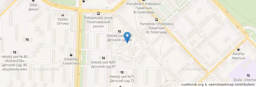 Mapa de ubicacion de КВЦ en Rusia, Центральный Федеральный Округ, Рязанская Область, Городской Округ Рязань.