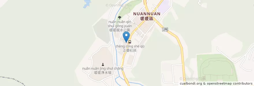 Mapa de ubicacion de Boss 車の美研 en 台湾, 台湾省, 基隆市, 暖暖区.