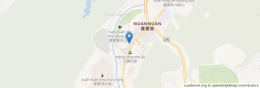 Mapa de ubicacion de 大華幼兒園 en 타이완, 타이완성, 지룽 시, 놘놘 구.