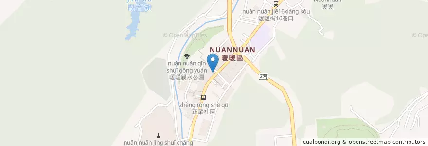 Mapa de ubicacion de 合力精緻餐盒 en Taiwan, 臺灣省, 基隆市, 暖暖區.