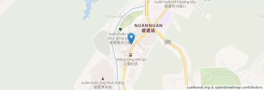 Mapa de ubicacion de 尚品鐵板燒料理 en Taiwan, 臺灣省, 基隆市, 暖暖區.