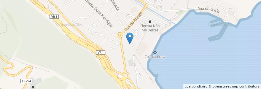 Mapa de ubicacion de Santander Totta en پرتغال, Machico, Machico.