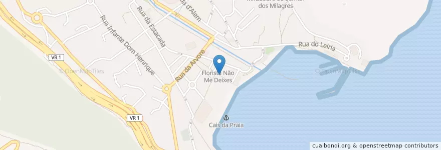 Mapa de ubicacion de Boaventura Pedro Afonso en ポルトガル, Machico, Machico.