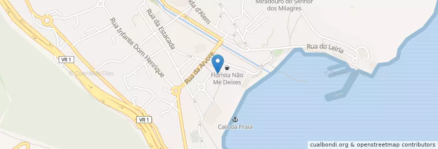 Mapa de ubicacion de Caravela en Portugal, Machico, Machico.