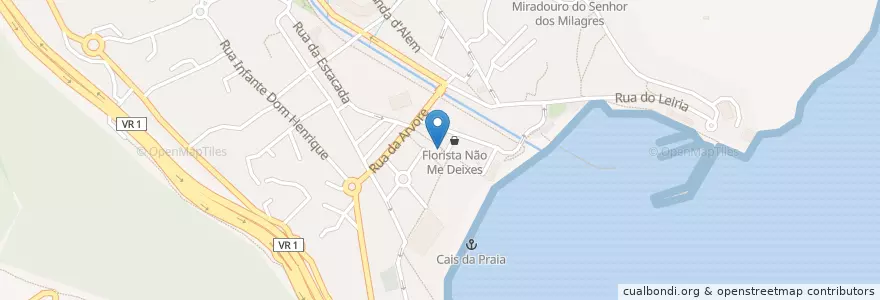 Mapa de ubicacion de Galã en Portogallo, Machico, Machico.