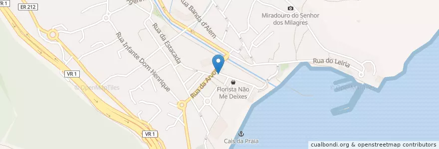Mapa de ubicacion de Gelataria Tesouto dei gelati en پرتغال, Machico, Machico.