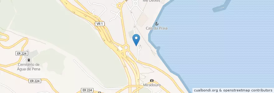 Mapa de ubicacion de Restaurante da Residencial Família en Portugal, Machico, Machico.