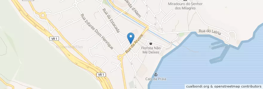 Mapa de ubicacion de D. Pasolini en 포르투갈, Machico, Machico.