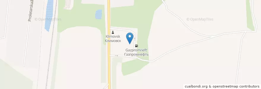 Mapa de ubicacion de Газпромнефть en Russia, Distretto Federale Centrale, Oblast' Di Mosca, Городской Округ Подольск.