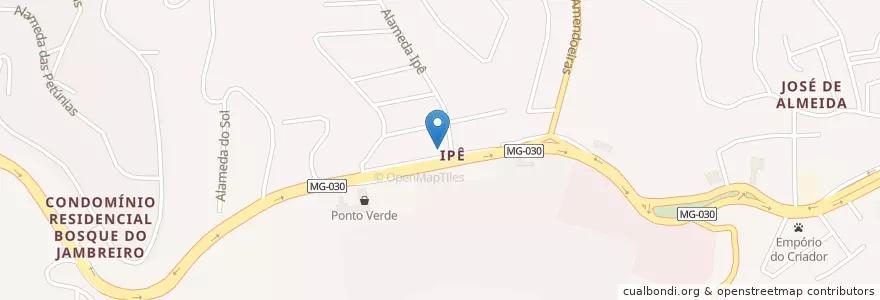 Mapa de ubicacion de Cine Pizza en Brazil, Southeast Region, Minas Gerais, Região Geográfica Intermediária De Belo Horizonte, Região Metropolitana De Belo Horizonte, Microrregião Belo Horizonte, Nova Lima.