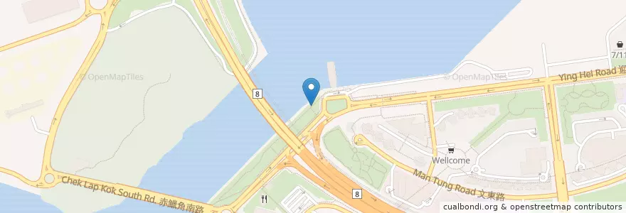 Mapa de ubicacion de 東涌海濱長廊公廁 Tung Chung Waterfront Promenade Public Toilet en China, Hong Kong, Provincia De Cantón, Nuevos Territorios, 離島區 Islands District.